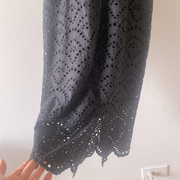 Bardot Sofia Dress in black Eyelet Soaghetti Strap Dress XS - Picture 8 of 12